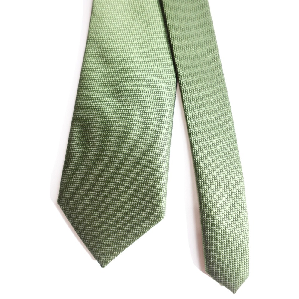 Trevisan Venezia Tie Men's 100%‎ Silk Green Geometric Made in Italy